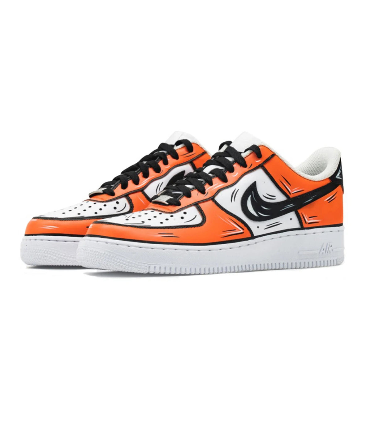 "COMICS" NIKE Air Force 1 - Πορτοκαλί (by Pts)