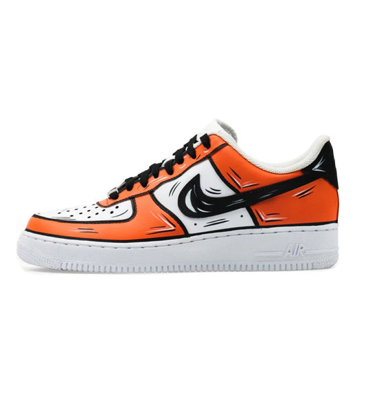 "COMICS" NIKE Air Force 1 - Πορτοκαλί (by Pts)